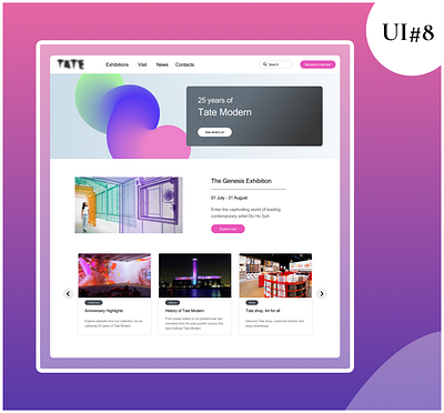 UI Challenge #08 design ui