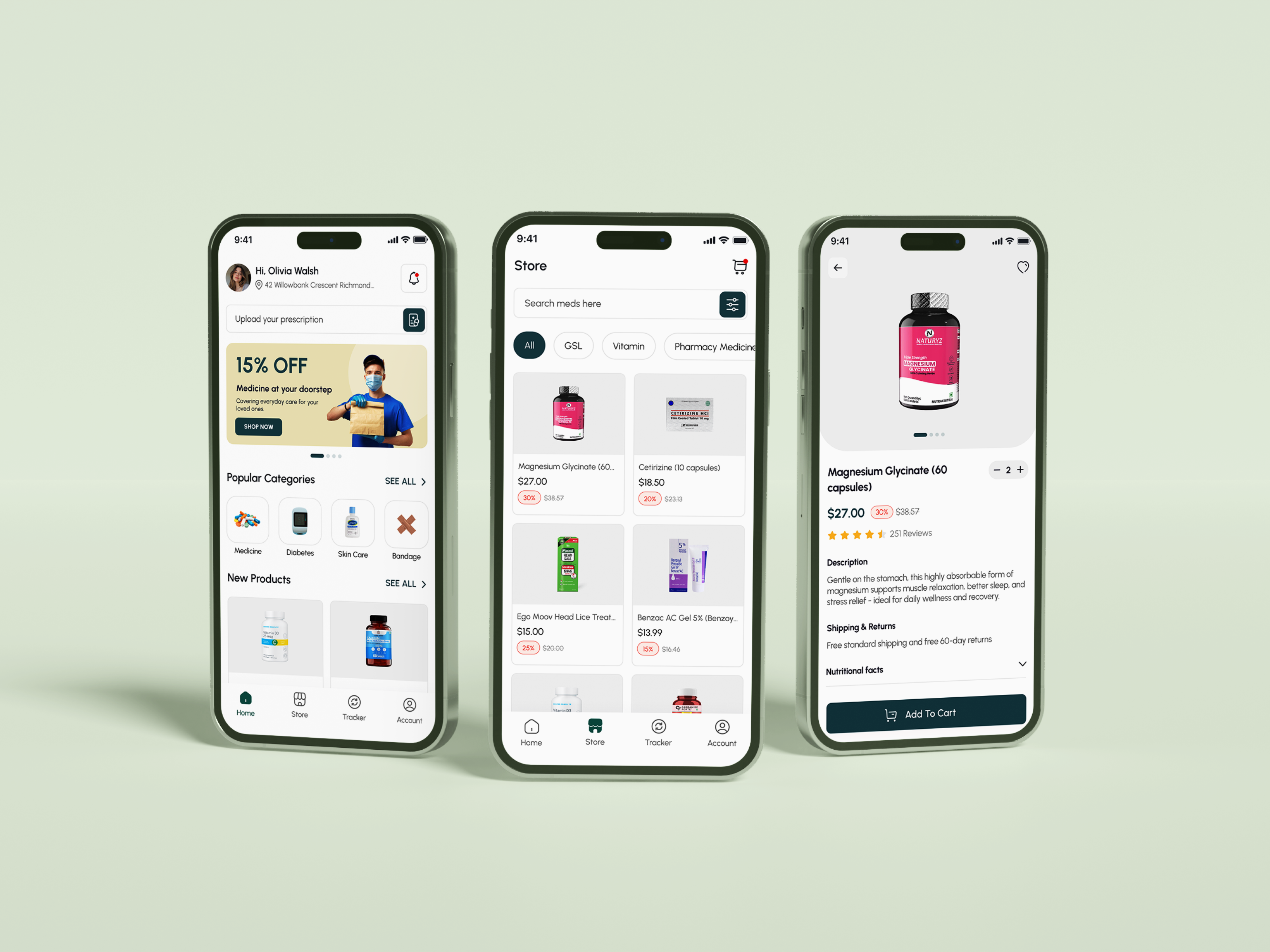 Pharmacy Mobile App Design app design branding doctor app ecommerce healthcare ios medical app medicine medicine app mobile app mobile design mobile ui online order pharma app pharmaceutical pharmacy pharmacy app design supplements ui ux