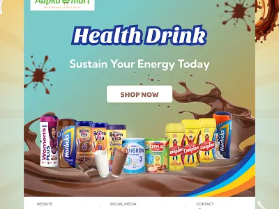Horlicks Post animation branding graphic design illustration logo motion graphics typography ui vector