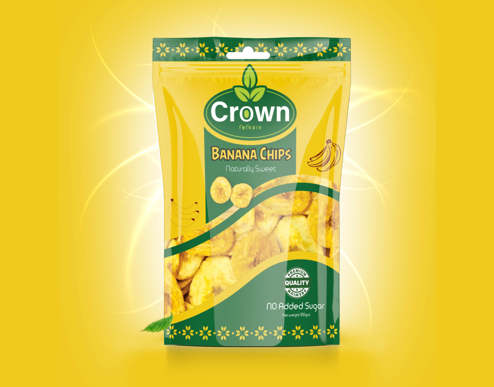 banana chips banana chips chips deisng pouch chips deisng