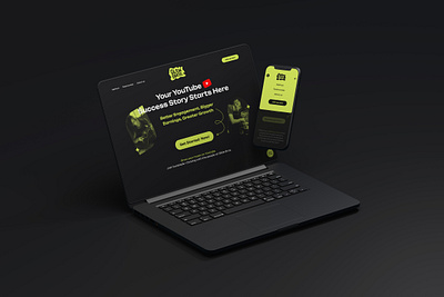 Landing page design ui web design