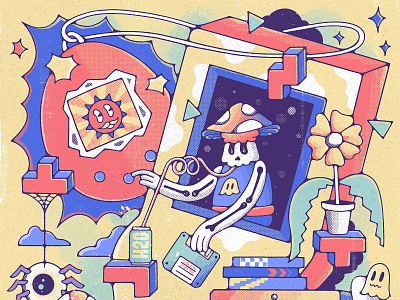 Sunday Morning branding design illustration lettering merch design skitchism t shirt typography ui vintage