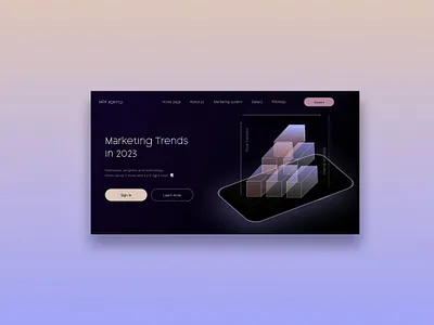 Design «High Trends» 📊 art branding concept design graphic graphic design marketing recommendations typography ui ux webdesign website