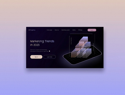 Design «High Trends» 📊 art branding concept design graphic graphic design marketing recommendations typography ui ux webdesign website