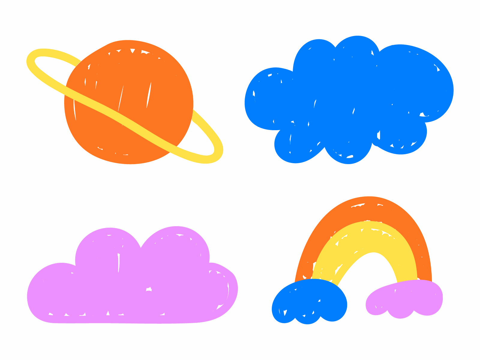 cute doodles✨ art branding child children cosmos cute design doodle flat graphic design icon illustration kid logo mark sketch space symbol ui