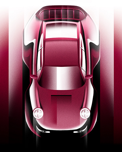 Porsche 993 Turbo Art automotive cars digital art illustration motorsports paint photoshop vehicle