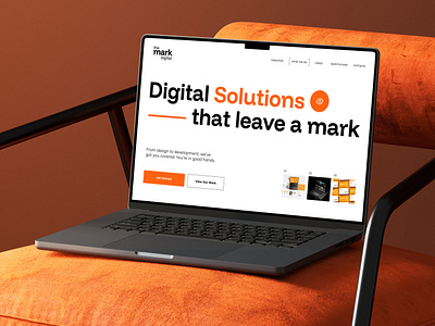 Landing Page design creative studio landing page ui web design