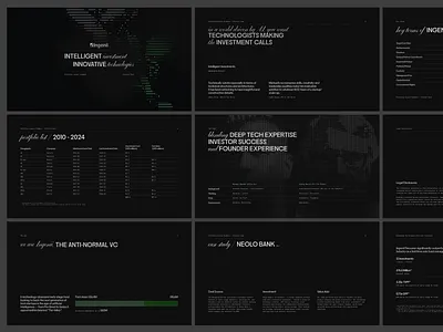 Ingenii – VC Deck branding deck pitch ui uidesign ux uxdesign uxui vc venture