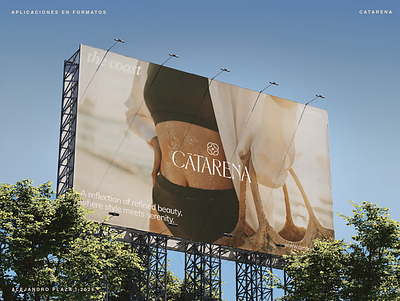 Brand Identity - Catarena billboard brand brand identity branding design graphic design logo photography typography vector