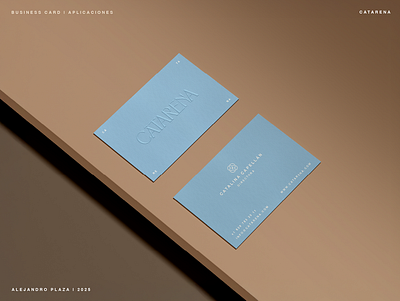 Business Card - Catarena brand identity branding business card card design graphic design logo typography vector