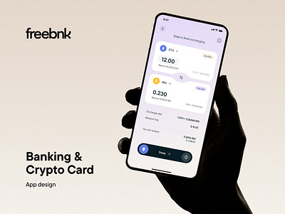 Banking & Crypto Card App design app desgn banking crypto ui ux