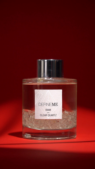 DEFINEME - Rami - Clear Quartz Reed Diffuser commercial content content marketing editing marketing motion graphics post production video editing visual design