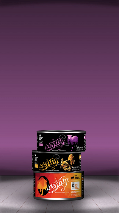 Identity Pet - Pate Wet Cat Food branding commercial content marketing marketing motion graphics post production product marketing production video video editing visual design