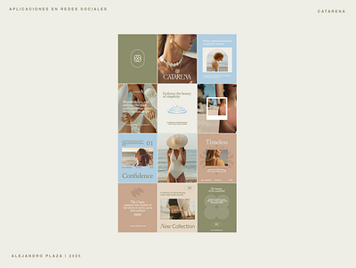 Brand Identity/Social Media - Catarena brand brand guidelines brand identity branding design feed graphic design instagram logo typography vector