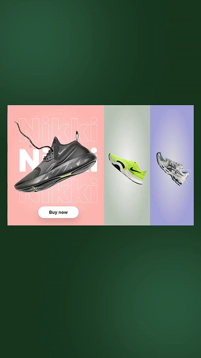 Animation for Shoes 3d animation figma prototyping ui