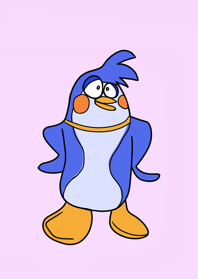 Cartoon Penguin Expressions cartoon character design characters graphic design hb inspired illustration mascot