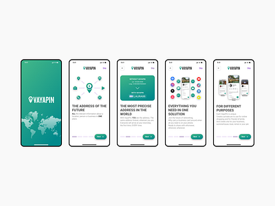 Onboarding Experience for VayaPin design figma figma design figma designer mobile design ui ui design uiux