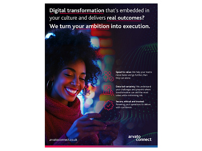 CIOReview Europe Ad ad advert arvato arvatoconnect branding design graphic design