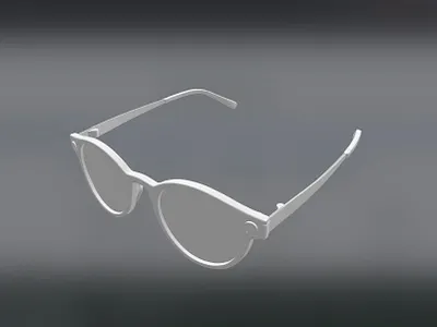 3D-Printed Glasses.STL 3d 3d modeling 3d printing blender stl