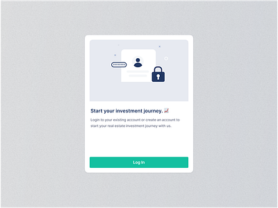 Nudge the user - Real Estate App card dashboard nudge saas