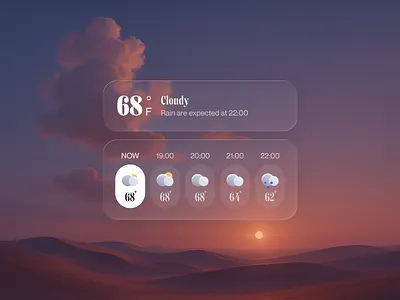 Liquid Glass Weather Widget concept glass icons liquid typography ui weather widget