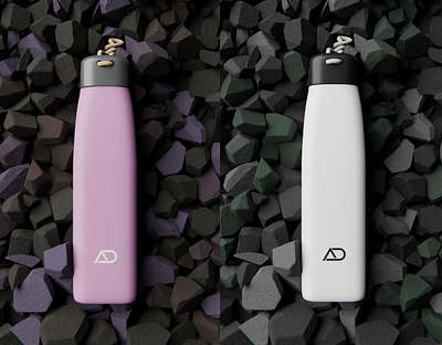3D mockup for water bottle 3d 3d design 3d modeling 3d rendering blender cycles substance painter