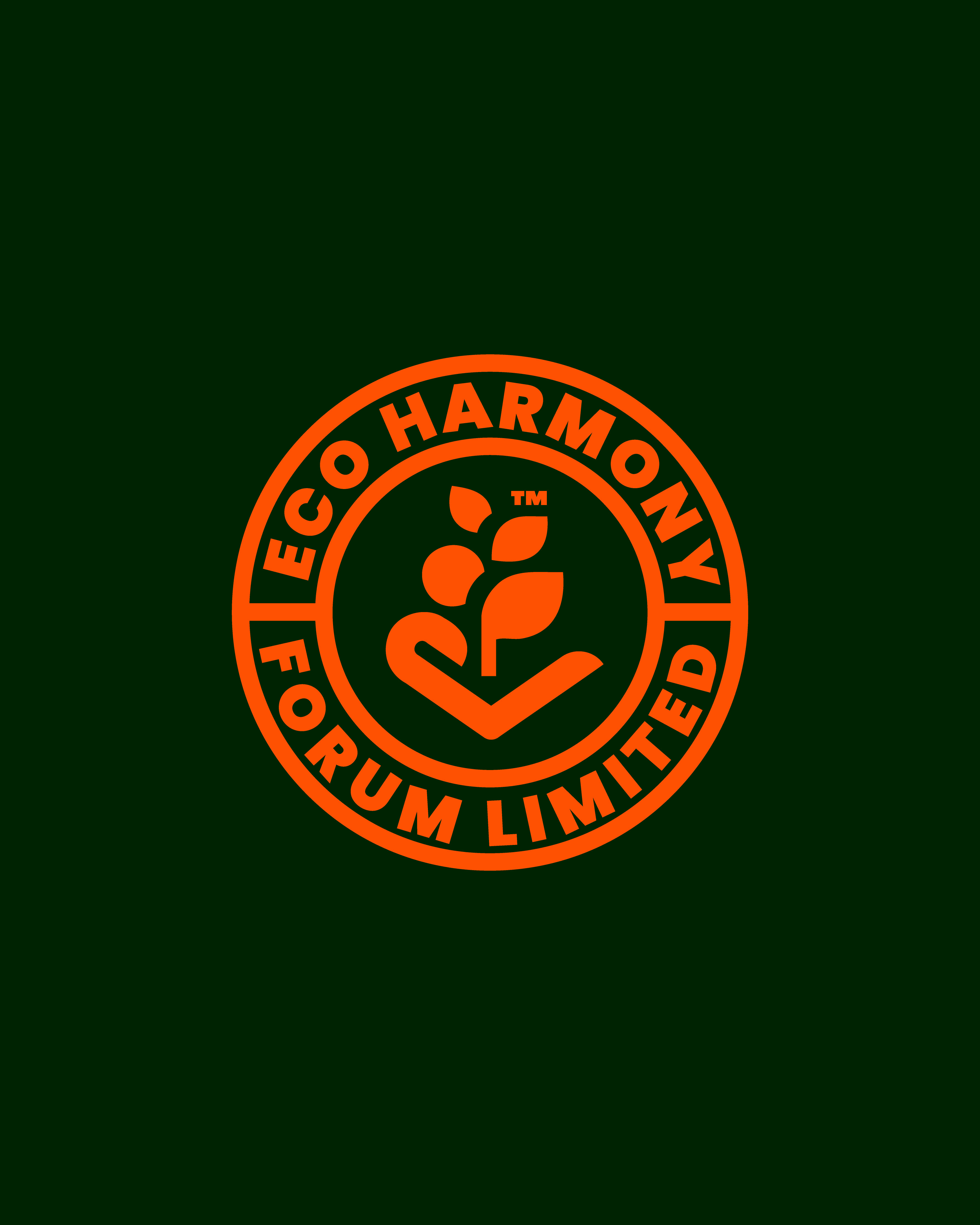 Brand Identity - Eco Harmony Forum Limited branding design graphic design illustration illustrator logo photoshop ui ux vector