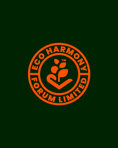 Brand Identity - Eco Harmony Forum Limited branding design graphic design illustration illustrator logo photoshop ui ux vector