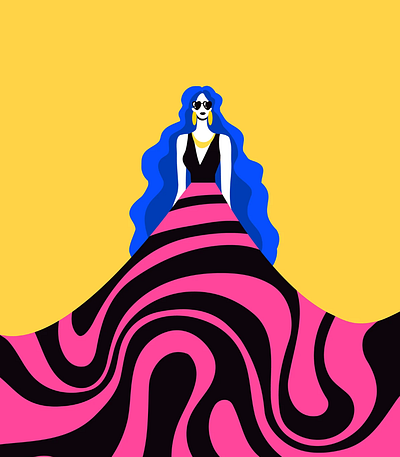 Nestandrart girl design graphic design illustration
