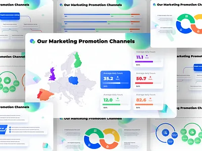 Visualizing Marketing Channels & Engagement PPT pitch deck slide business business presentation data analysis data visualization digital marketing marketing channels marketing report nfographics pitch deck ppt pitchdeck powerpoint powerpoint template ppt ppt presentation presentation professional template user engagement