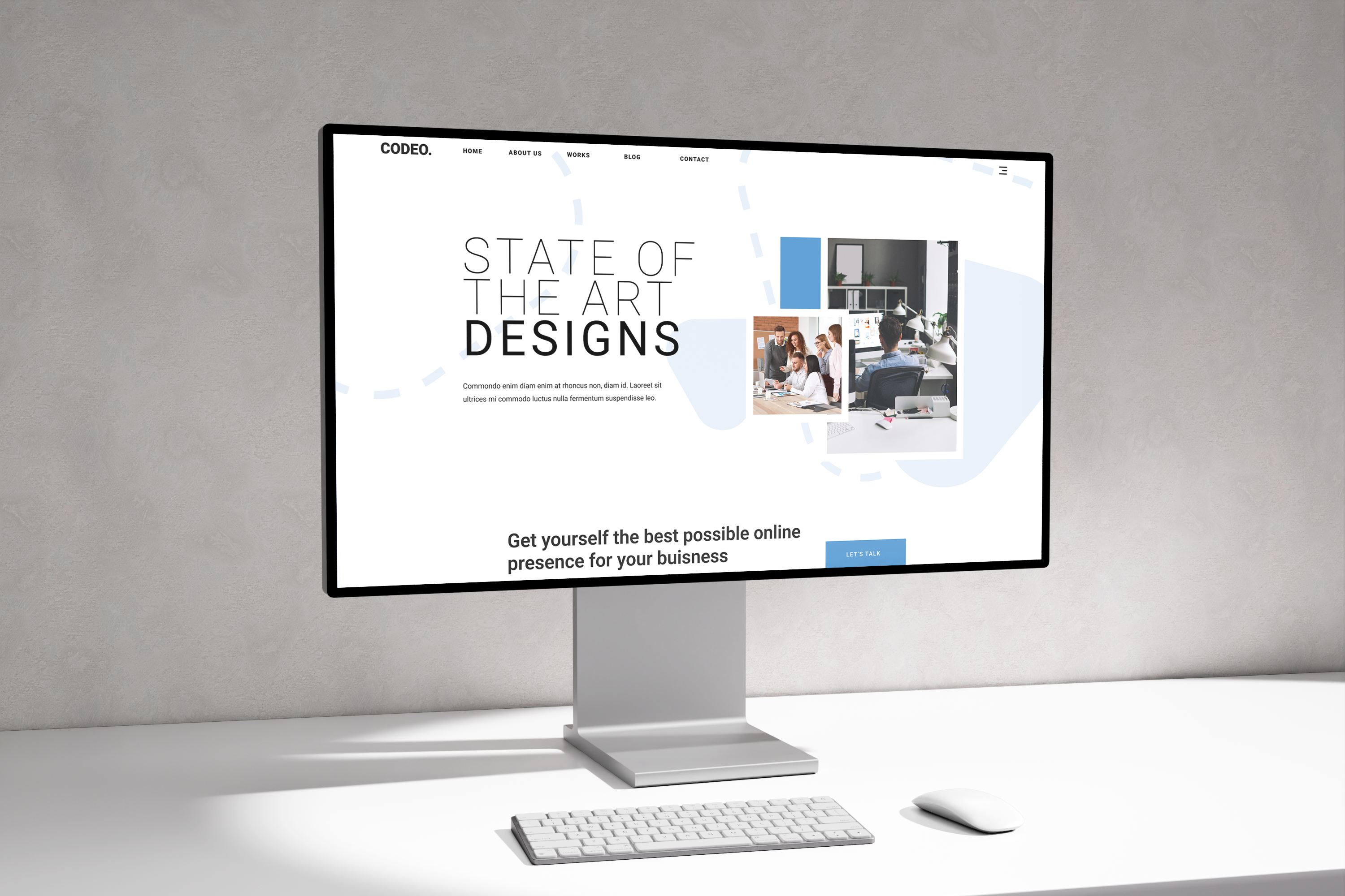 Codeo – Modern Corporate Website UI/UX Design figma landing page portfolio ui user interface drsign ux web web design