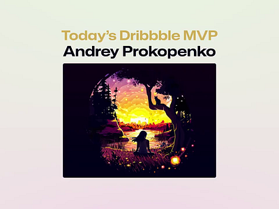 Dribbble’s Daily MVP 😊 daily mvp dribbblemvp featured illustration landscape madewithsketch mvp nature negative proart prok art prokopenko