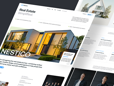 Real Estate - About Us Page Design about us about us page about us page design aesthetic design aesthetic website clean design modern website property real estate real estate about us real estate about us page real estates realestate team ui website