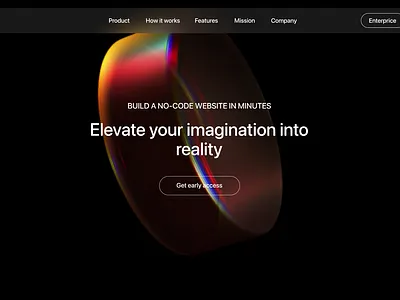 Landing page prototype after effects animation branding figma graphic design landing page motion design motion graphics prototype ui ux