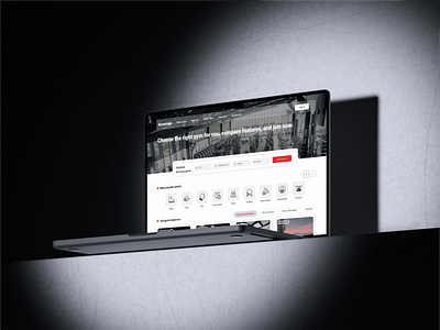 Gym Booking Landing Page black club compare desktop faq figma glass effect gym header icon landing modern red search simple sport ui ux web design workout