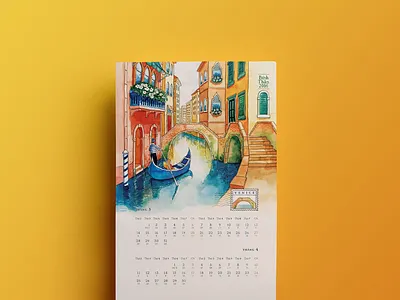 The calendar orange design illustration logo