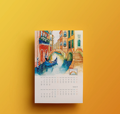 The calendar orange design illustration logo