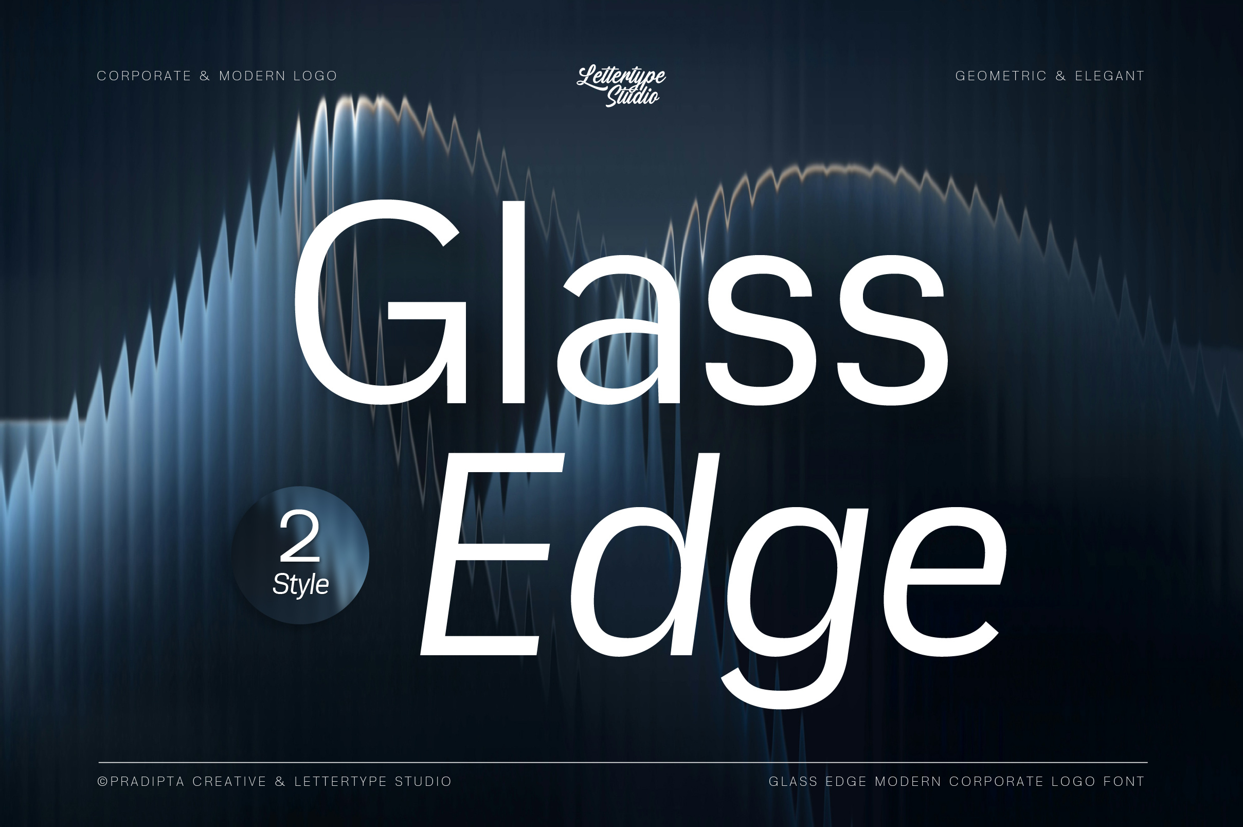 Glass Edge – Modern Corporate Logo Font branding business clean corporate corporate logo geometric grotesque logo luxury minimal modern professional sans serig signate tech