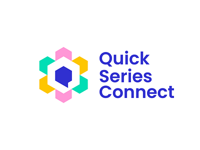 quick series connect chat chat logo gear logo logo design maanger manage management message saas speech startup talk