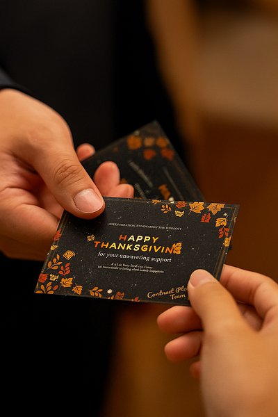 Happy Thanksgiving Gift Card branding design gift card graphic design illustration thanksgiving ui vector