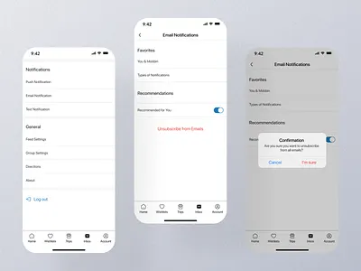 Email Notification Mobile App Ui app email nitification email notification app email notification dashboard email notification details email notification experience email notification interface email notification mobile email notification option email notification page email notification screen email notification setting email notification ui email notification widget email notificication view graphic design mobile screen ui