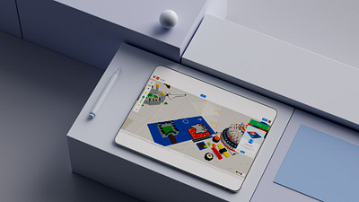 Build With Chrome - Lego/Google 3d bricks bright builder google google maps ihpone ipad lego map mobile ui web design