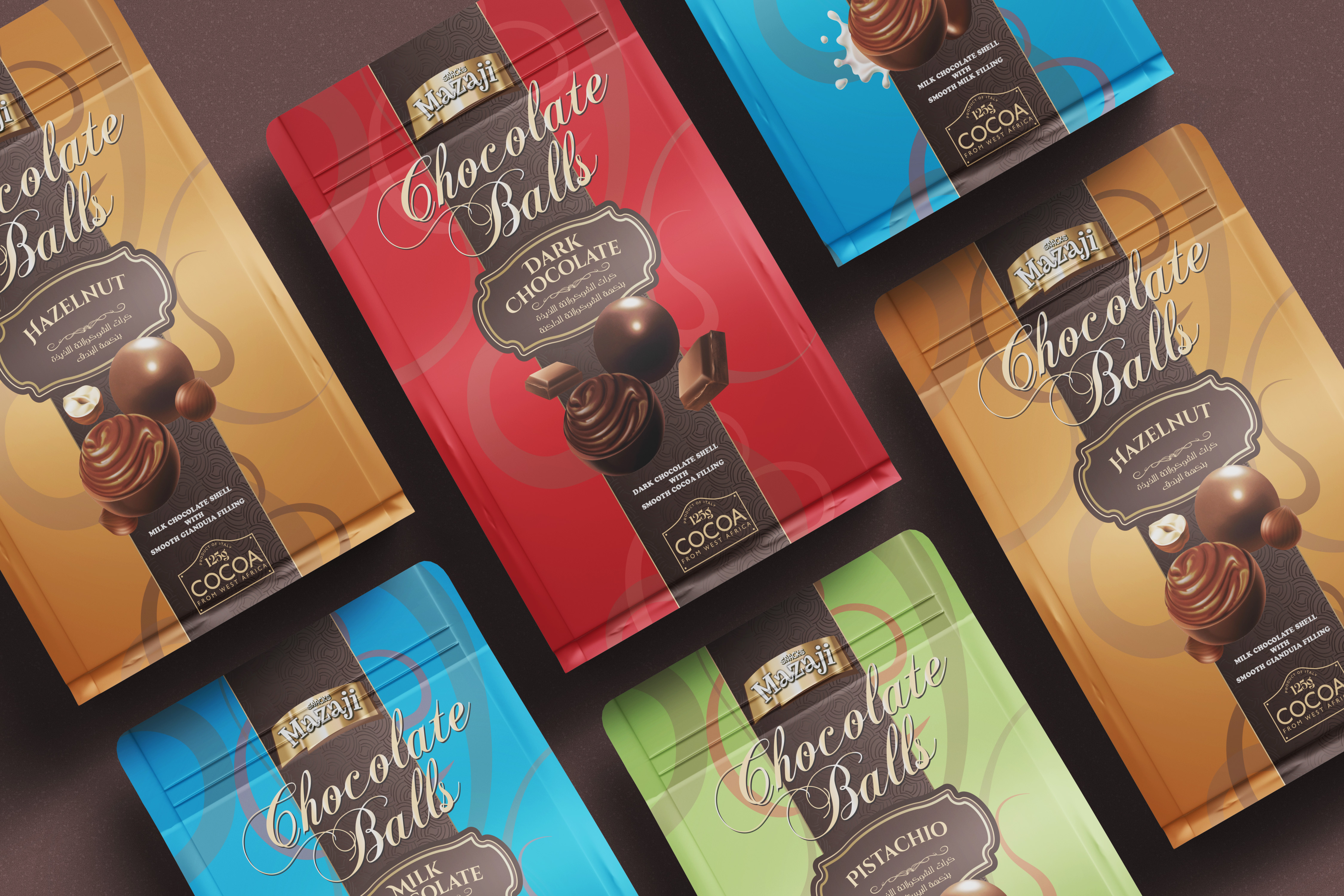 Chocolate Balls Packaging branding chocolate chocolate design packaging chocolate packaging design packaging design
