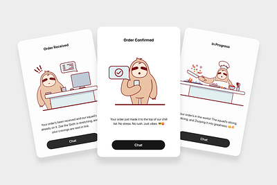 Zlurp - Food app Mascot design design food graphic design illustration mascot mobile ui