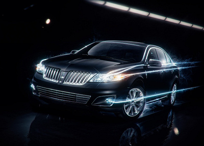 Lincoln - Style frames car dark illustration lincoln luxury night shiny