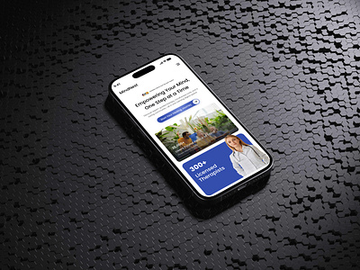 MindNest-Mental Health Mobile Responsive clinic app design doctor app hospital mobile app medical health app medical mobile app meditation website mental app mental health app mobile app mobile ui uiux wellness app