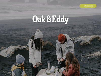 Oak & Eddy Logo and Branding adventure logo brand design brand designer branding logo logo design logo designer logotype mental health logo nature logo retreat logo startup branding travel logo wellness logo