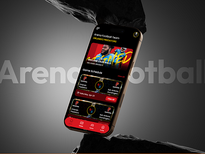 ORLANDO PREDATORS - APP DESIGN animation app application branding creative custom design graphic design graphics illustration interface design logo responsive responsive design ui ux vector