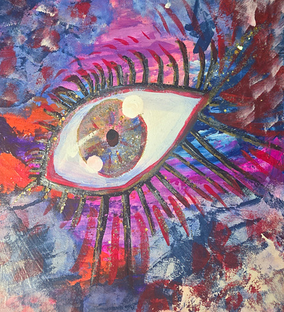Eye Painting abstract design illustration painting
