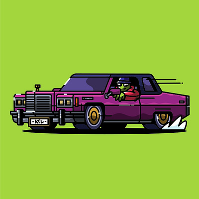 ATL Cadillacs art character drawing graffiti illustration street urban vector